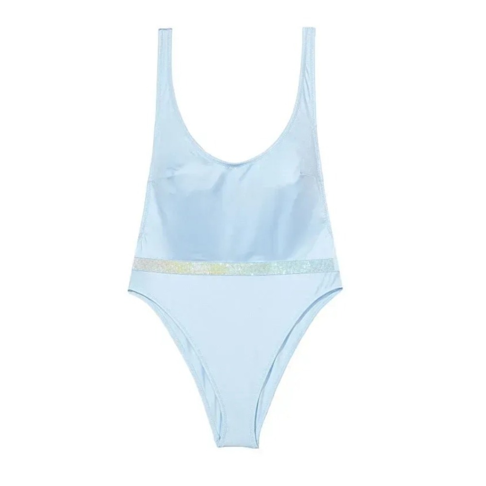 Victoria's Secret‎ One-Piece Swimsuit  Baby Blue  Large - Picture 3 of 5